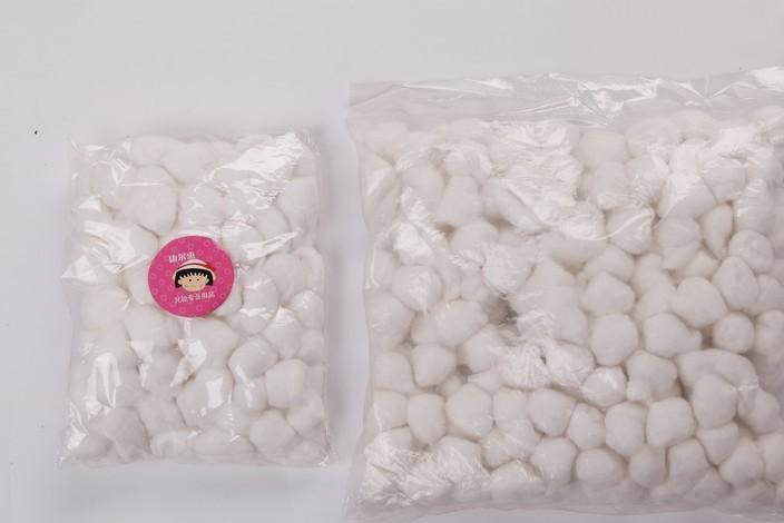 厂家直销批发药球消毒棉球美容院用品化妆棉球100粒一包图片