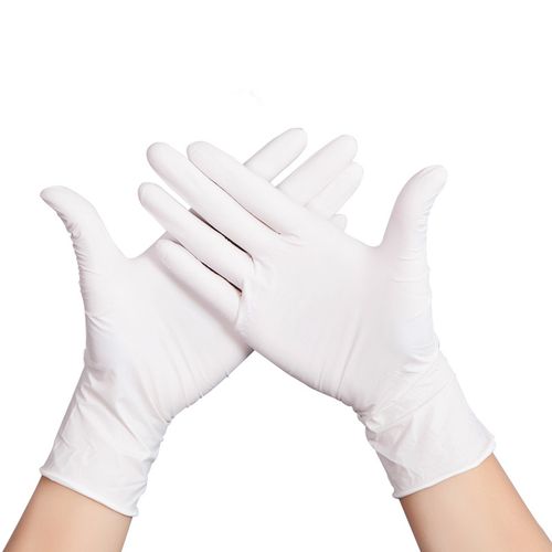 【航图旗舰店】航图白色乳胶手套一次性手套橡胶手套美容劳保加厚耐用